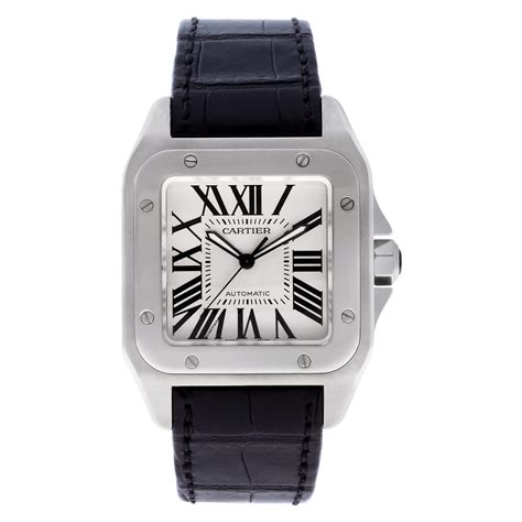 cartier santos square watch.